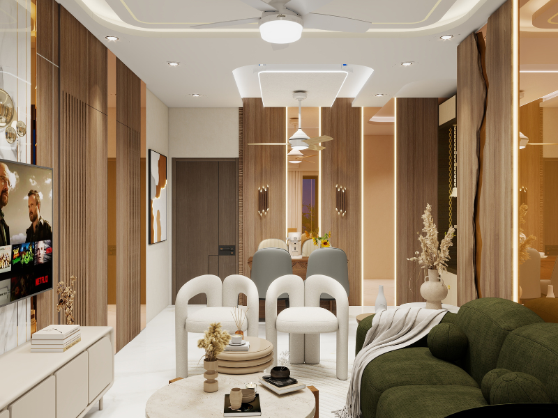 Contemporary Architecture 2bhk walkthrough